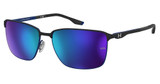 Under Armour Eyeglasses UA RETAINED/G MTBLKBLUE/00VK