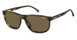 Carrera Eyeglasses C FLEX 08/G/S BRW HORN B/0EX4