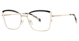 Vavoom/Vivian Morgan Eyeglasses 8123 Black/White