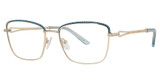 Avalon Collection Eyeglasses 5093 Blue/Gold