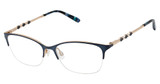 Lulu Guinness Eyeglasses L957 teal/TEA