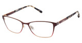 Barbour Eyeglasses BAOW507 burgundy/rose gold/BUR