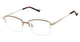 Tura Eyeglasses R152 brown/gold/BRN