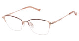 Tura Eyeglasses R152 burgundy/rosegold/BUR