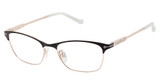 Tura Eyeglasses R709 black/ rose gold/BLK