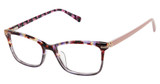 Ted Baker Eyeglasses TWUF007 purple tortoise/PUR