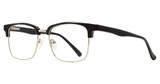 Affordable Designs Eyeglasses JD Black Silver Crystal