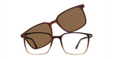 Vivid Eyeglasses VIVID 6040 brown gradient