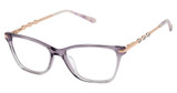 Lulu Guinness Eyeglasses L961 purple/PUR