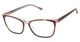 Lulu Guinness Eyeglasses L256 tortoise/TOR