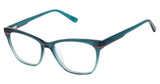 gx by GWEN STEFANI Eyeglasses GX851 teal/TEA