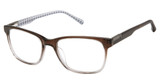 Barbour Eyeglasses BAOM017 brown grey crystal/BRN