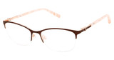 Barbour Eyeglasses BAOW512 brown rose gold/BRN
