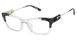 L.A.M.B. Eyeglasses LAUF144 crystal/CRY