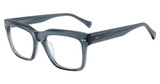John Varvatos Eyeglasses VJVC017 Grey Blue 0GRE John Varvatos Eyeglasses VJVC017 Grey Blue 0GRE