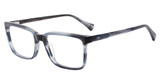 John Varvatos Eyeglasses VJVC021 Blue Horn 0BLH