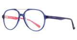 ECKO Unltd Eyeglasses ECKO721 CRYSTAL BLUE/CRY BLUE