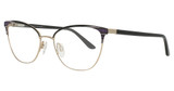 Takumi Eyeglasses TK1293 Black & Gold with pattern/90