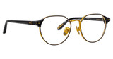 Linda Farrow LFL1489 JONATHAN BLACK/ YELLOW GOLD/ OPTICAL/001