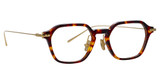 Linda Farrow Eyeglasses LF87LB RENZO DARK T-SHELL/ LIGHT GOLD/002