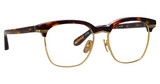 Linda Farrow Eyeglasses LFL1518 DARIN DARK T-SHELL/ LIGHT GOLD/005