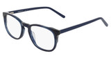Marchon NYC Eyeglasses M-8512 NAVY HORN/414
