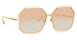 Linda Farrow Eyeglasses LFL1308S MARGOT CREAM/ LIGHT GOLD/ CAMEL GRAD/003