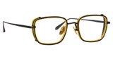 Linda Farrow Eyeglasses LFL1493 OFER MATT NICKEL/ YELLOW GOLD/002