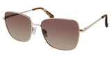 Derek Lam Eyeglasses MILLIE GOLD BROWN