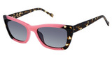 Nicole Miller Eyeglasses SOLANA PINK/BROWN/C03