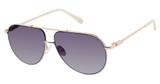 Nicole Miller Eyeglasses CLER WHITE/ROSE GOLD/C01