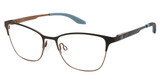 Champion Eyeglasses WCFIT 101 MATTE BLK/BRNZ/C01