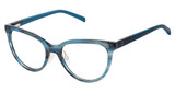 Champion Eyeglasses WCFIT 201 TEAL HORN/C03