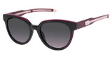 Champion Eyeglasses RUBY BLACK/MAGENTA/C01