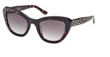 Guess? Eyeglasses GM00016 dark havana / gradient green/52P