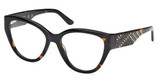 Guess? Eyeglasses GM50018 dark havana/052