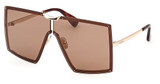 MaxMara Eyeglasses MM0117 gold / brown/32E