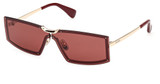 MaxMara Eyeglasses MM0118 gold / bordeaux/32S