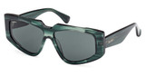 MaxMara Eyeglasses MM0125 dark green/other / green/98N