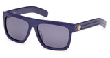 Adidas Originals Eyeglasses OR0127 shiny blue / blue/90V