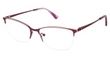 Nicole Miller Eyeglasses WAVERLY PURPLE/ROSE GLD/C03