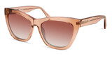 Derek Lam Eyeglasses RHAE PEACH CRYSTAL (PEACH)