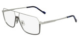 Zeiss Eyeglasses ZS24157LP SATIN SILVER/MATTE BLUE/048