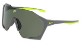 Nike Eyeglasses NIKE CHARGED SHIELD IB3518X MATTE SMOKE GREY / GREEN/084
