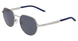 Nike Eyeglasses NIKE TRAVELER TREND IB3538X SATIN SILVER / BLUE/012