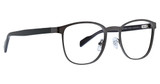 Ducks Unlimited Eyeglasses Landmark Gunmetal/Green/GNG