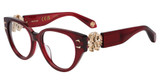 Roberto Cavalli Eyeglasses VRC076M Transp. Dark Bordeaux 0954