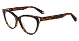 Roberto Cavalli Eyeglasses VRC102M Brown/Yellow Havana 0743