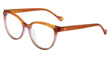 Yalea Eyeglasses VYA170 Orange Gradient Violet 07NH