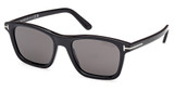 Tom Ford Eyeglasses FT1179 shiny black / smoke polarized/01D